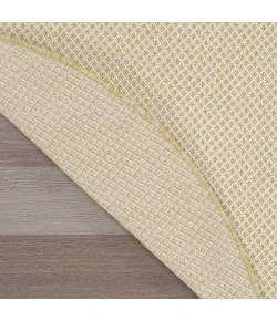 Nourison Home Courtyard Tan COU01 5ft. x Round Round Rug