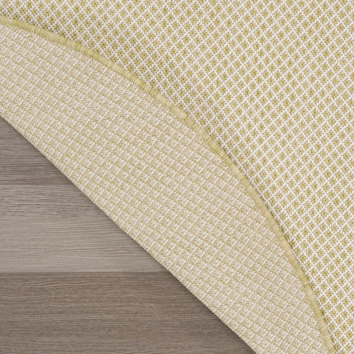 Nourison Home Courtyard Tan COU01 5ft. x Round Round Rug