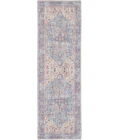 Nicole Curtis Machine Washable Series 1 Area Rug SR104 Blue/Multi