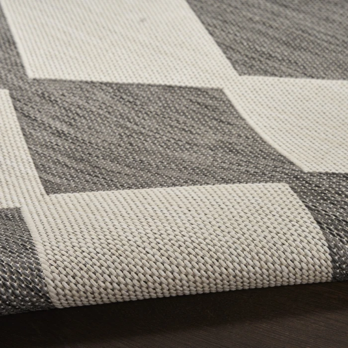 Nourison Positano Charcoal POS04 2ft. x 3ft. Rect. Rug