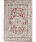 Nourison Vintage Kashan Area Rug VKA07-Red/Ivory