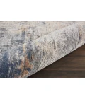Nourison Rustic Textures Area Rug RUS01 Grey/Beige 7'10" x round