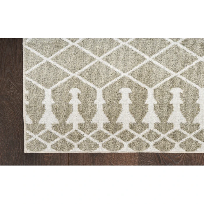 Nourison Astra Machine Washable Sage ASW10 3 ft. 3 in. X 5 ft. Rectangle Rug