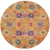 Nourison Home Passion PSN01 Sunburst 5 ft. Round Area Rug