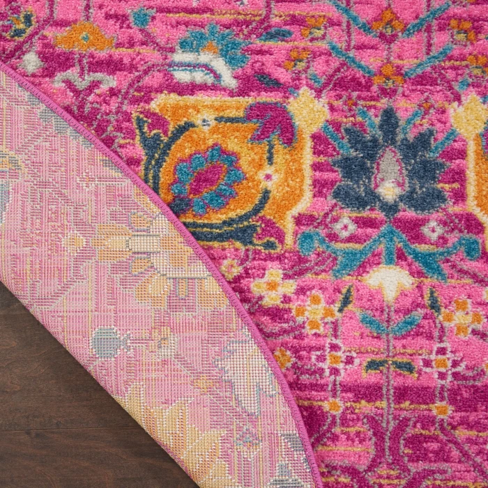Nourison Passion Area Rug PSN01 Fuchsia 4' Round