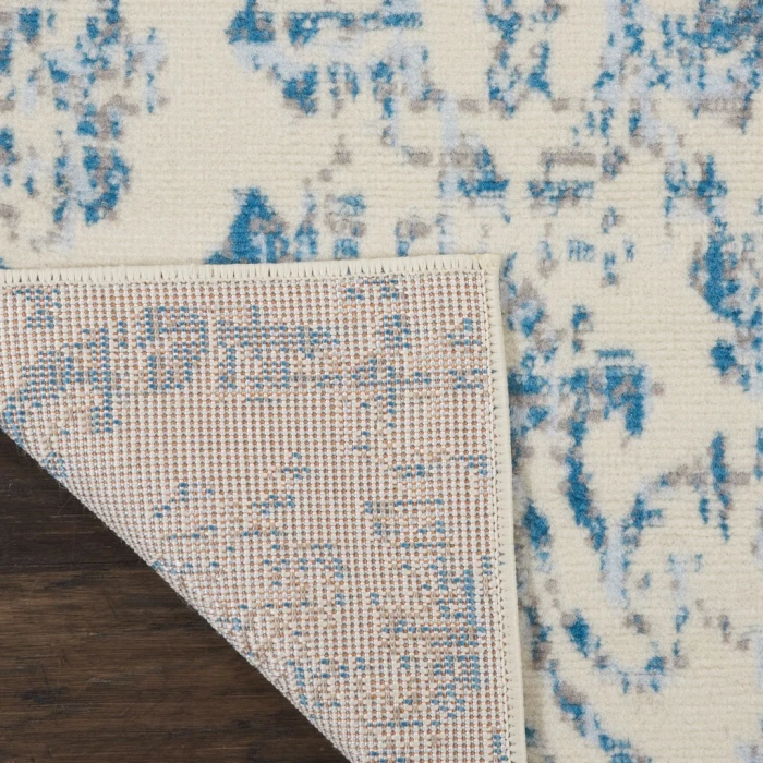 Nourison Jubilant Area Rug JUB09-Ivory/Blue