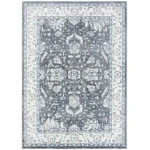 Nourison Home Astra Machine Washable ASW20 Slate 5 ft. 3 in. X 7 ft. Area Rug