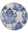 Nourison Whimsicle Area Rug WHS11-Ivory Navy