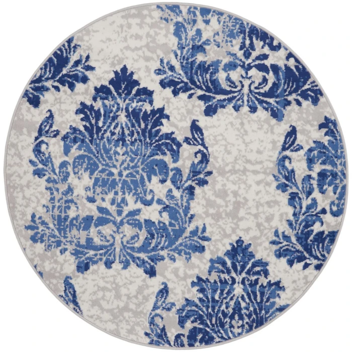 Nourison Whimsicle Area Rug WHS11-Ivory Navy