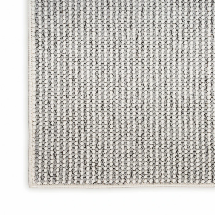 Nourison Natural Texture Ivory Grey NTX01 6 ft. X 9 ft. Rect. Rug