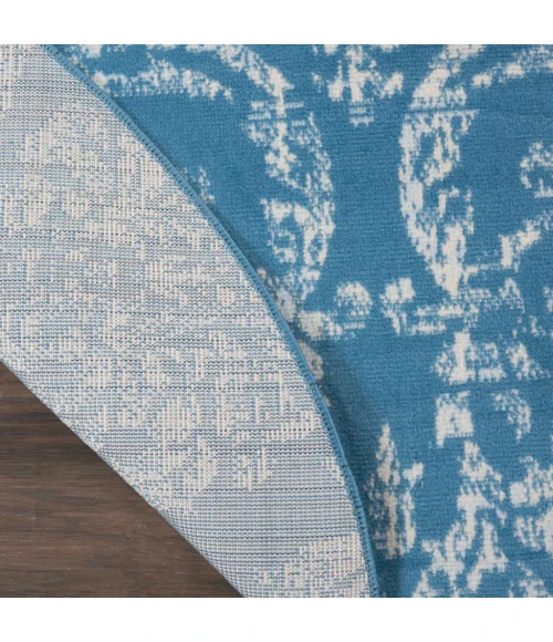 Nourison Jubilant Round Area Rug JUB09-Blue