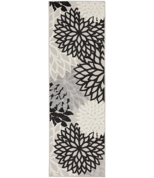 Nourison Aloha Area Rug ALH05-Black White