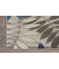 Nourison Aloha Grey Blue ALH18 9 ft. X 12 ft. Rectangle Rug