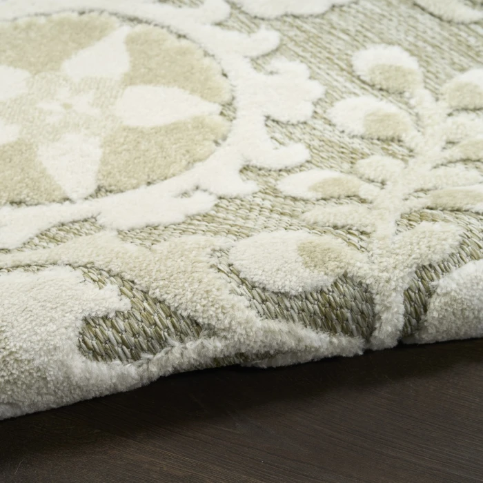 Nourison Aloha Ivory Sage ALH17 7 ft. 10 in. X 10 ft. 6 in. Rect. Rug