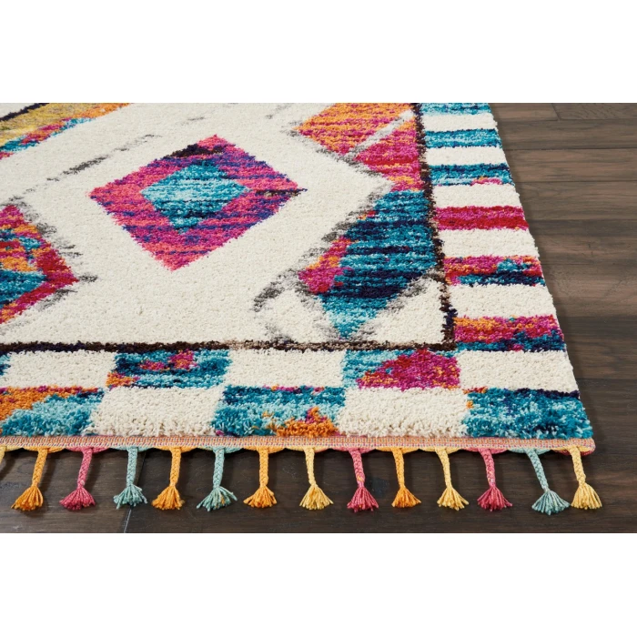 Nourison Home Nomad White NMD02 7ft.10in. x 10ft.6in. Rect. Rug