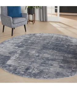 Nourison Home Rustic Textures RUS05 Grey 7 ft. 10 in. Round Area Rug