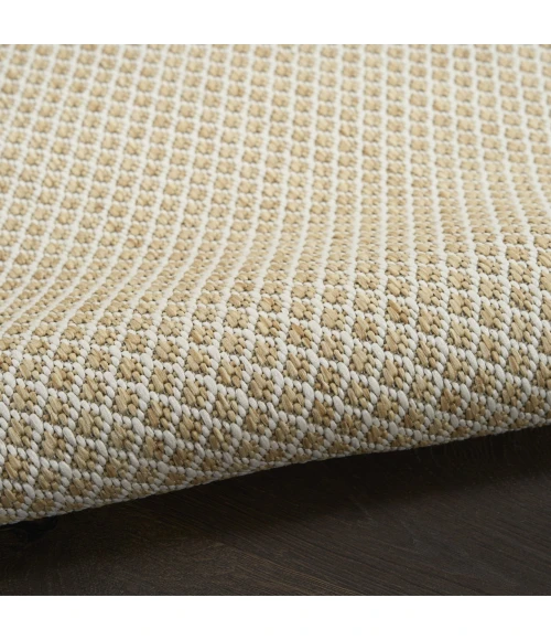 Nourison Home Courtyard Tan COU01 8ft. x Round Round Rug