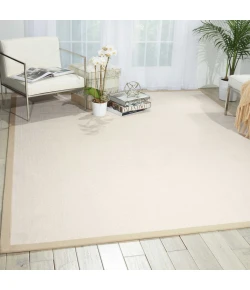 Nourison Home Sisal Soft SSF02 White 5 ft. X 8 ft. Area Rug