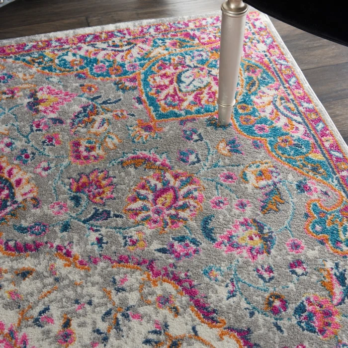 Nourison Passion Area Rug PSN22-Grey/Multi