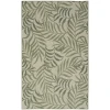 Nourison Home Garden Oasis GOA01 Ivory Green 4 ft. X 6 ft. Area Rug
