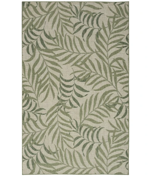 Nourison Garden Oasis Ivory Green GOA01 4 ft. X 6 ft. Rectangle Rug