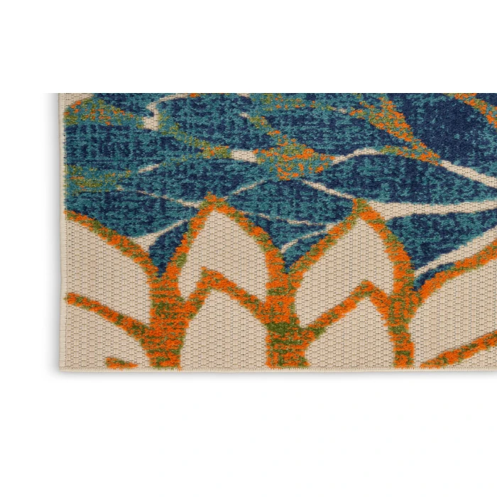 Nourison Aloha Blue Green ALH05 12 ft. X 15 ft. Rectangle Rug