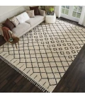 Nourison Moroccan Shag Area Rug MRS01-Cream