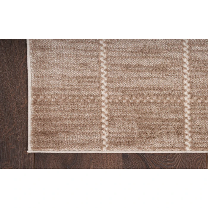 Nourison Serenity Home Mocha Ivory SRH05 9 ft. X 12 ft. Rectangle Rug