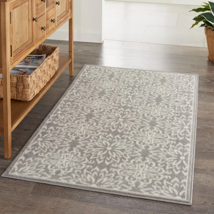 Nourison Jubilant Area Rug JUB06-Ivory/Grey