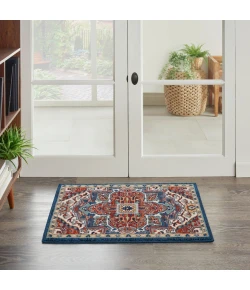 Nourison Home Parisa PSA01 Brick Ivory 2 ft. X 3 ft. Area Rug