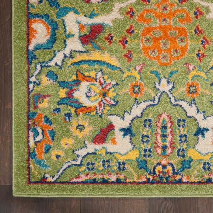 Nourison Allur Area Rug ALR03 Sage Ivory