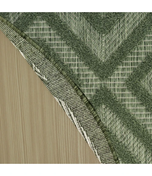 Nourison Home Versatile Green NRV01 4 ft. Round Rug