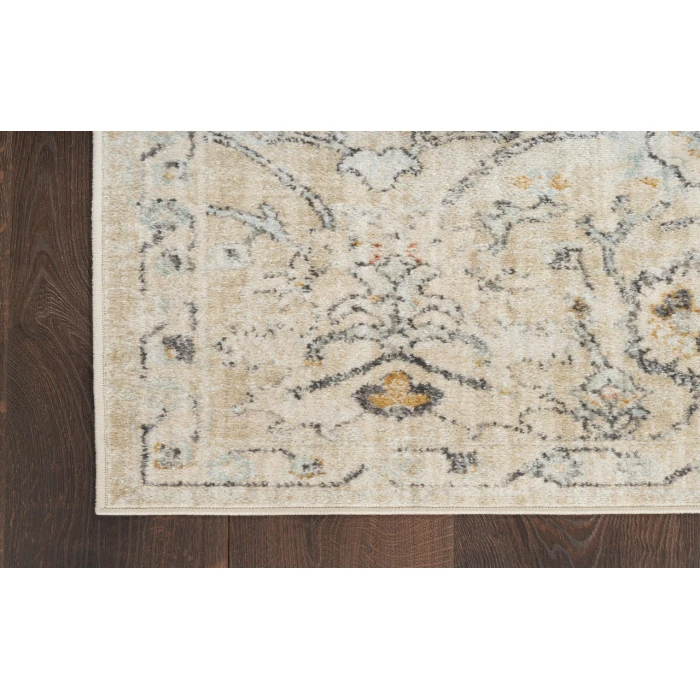 Nourison Oushak Home Cream OUS01 8 ft. X 9 ft. 10 in. Rectangle Rug