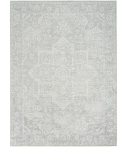 Nourison Home Astra Machine Washable ASW12 Grey 4 ft. X 6 ft. Area Rug