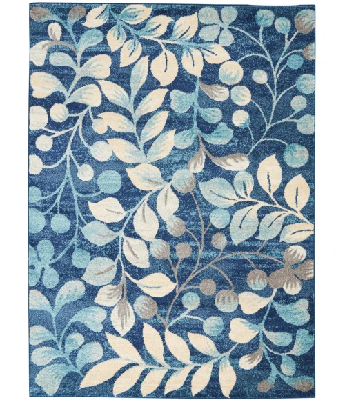 Nourison Tranquil Area Rug TRA03-Navy
