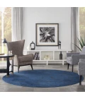 Nourison Essentials Midnight Blue Area Rug NRE01-Midnight Blue