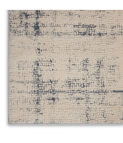 Nourison Rustic Textures Area Rug RUS06-Ivory/Blue