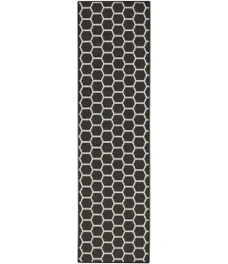 Nourison Home Twist Reversible TWS01 Black 2 ft. X 6 ft. Area Rug