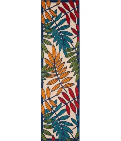 Nourison Home Aloha ALH18 Multicolor 2 ft. 3 in. X 8 ft. Area Rug