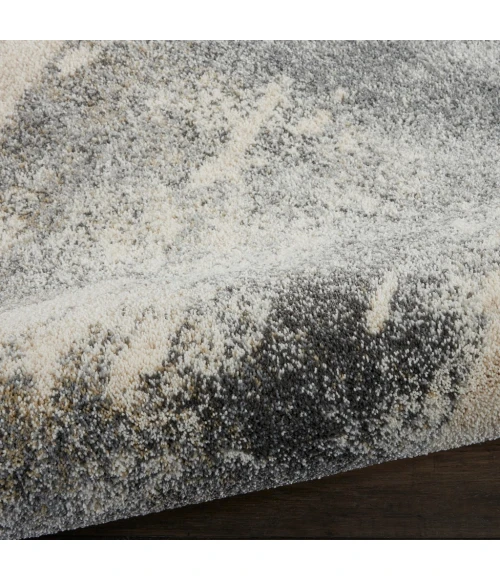 Nourison Fusion Area Rug FSS16-Cream Grey