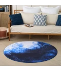 Nourison Home Imagination Blue IMA10 5 ft. Round Rug
