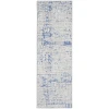 Nourison Home Whimsicle WHS07 Grey Blue 2 ft. X 8 ft. Area Rug