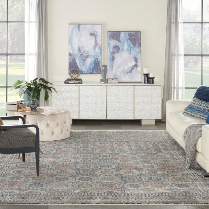 Nourison Starry Nights Area Rug STN08-Grey