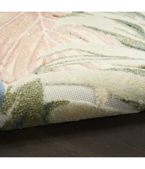Nourison Aloha Ivory Green ALH43 7 ft. 10 in. X 10 ft. 6 in. Rect. Rug