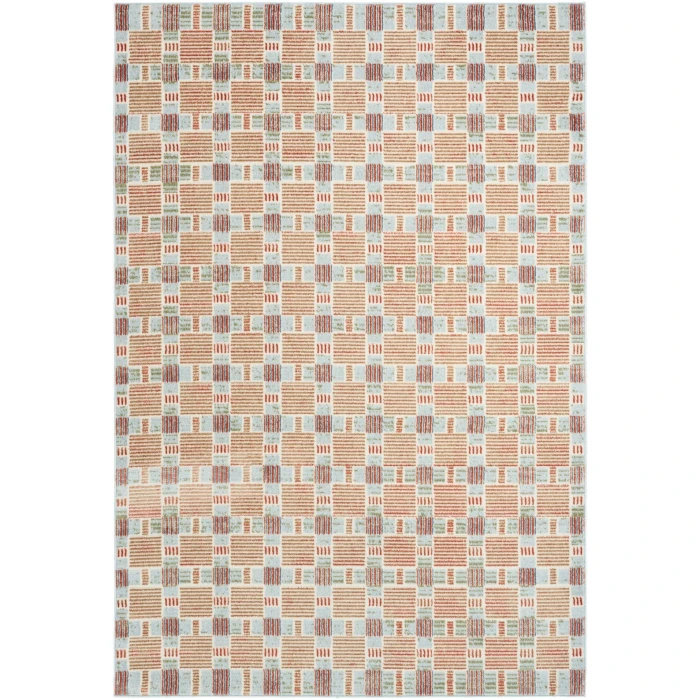 Nourison Nordic Rust Multicolor NRC14 3ft. x 5ft. Rect. Rug