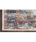 Nourison Passion Ivory Blue PSN03 2 ft. 2 in. X 10 ft. Rectangle Rug