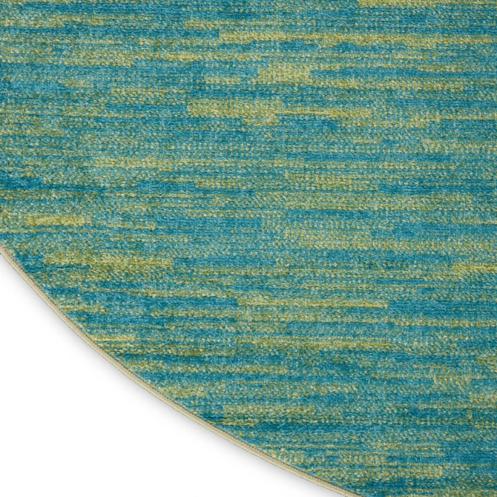 Nourison Essentials Blue Green Area Rug NRE01-Blue Green