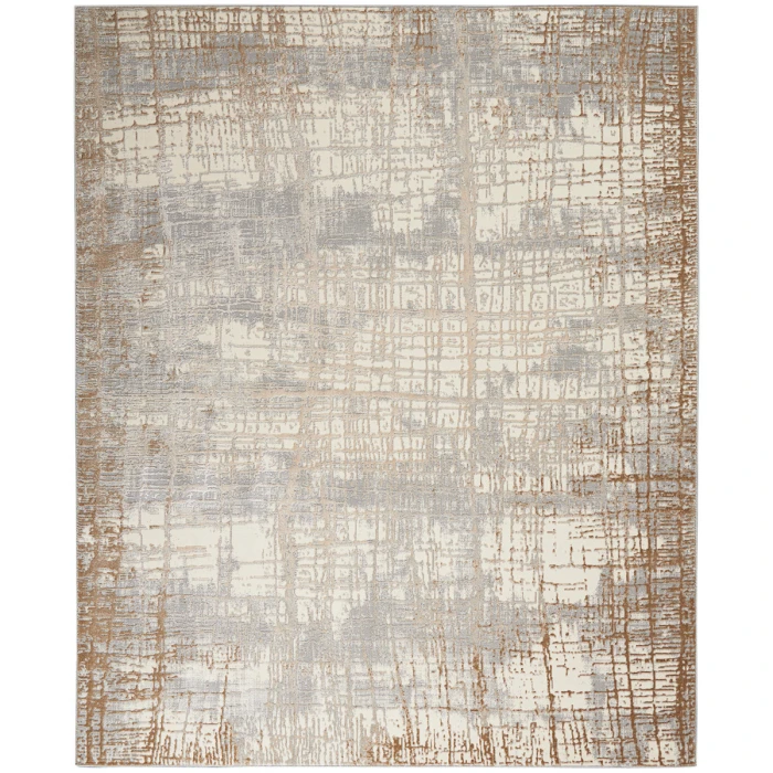 Calvin Klein Rush Area Rug CK950 Ivory/Taupe