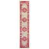 Nourison Home Passion PSN03 Ivory/Fuchsia 2 ft. 2 in. X 7 ft. 6 in. Area Rug