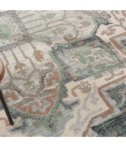 Nourison Parisa Area Rug PSA01 Grey Sage 7'9" x 9'9"